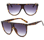 Gradient Lens Sunglasses: Style Meets UV Protection - Floral