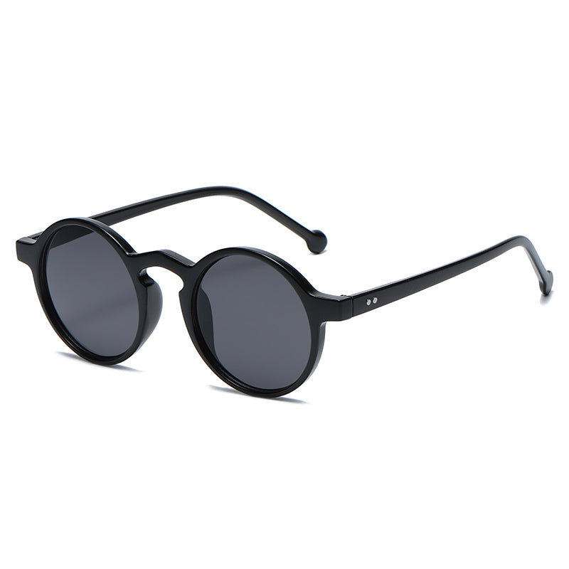 Stylish UV Protection: Small Round Frame Sunglasses