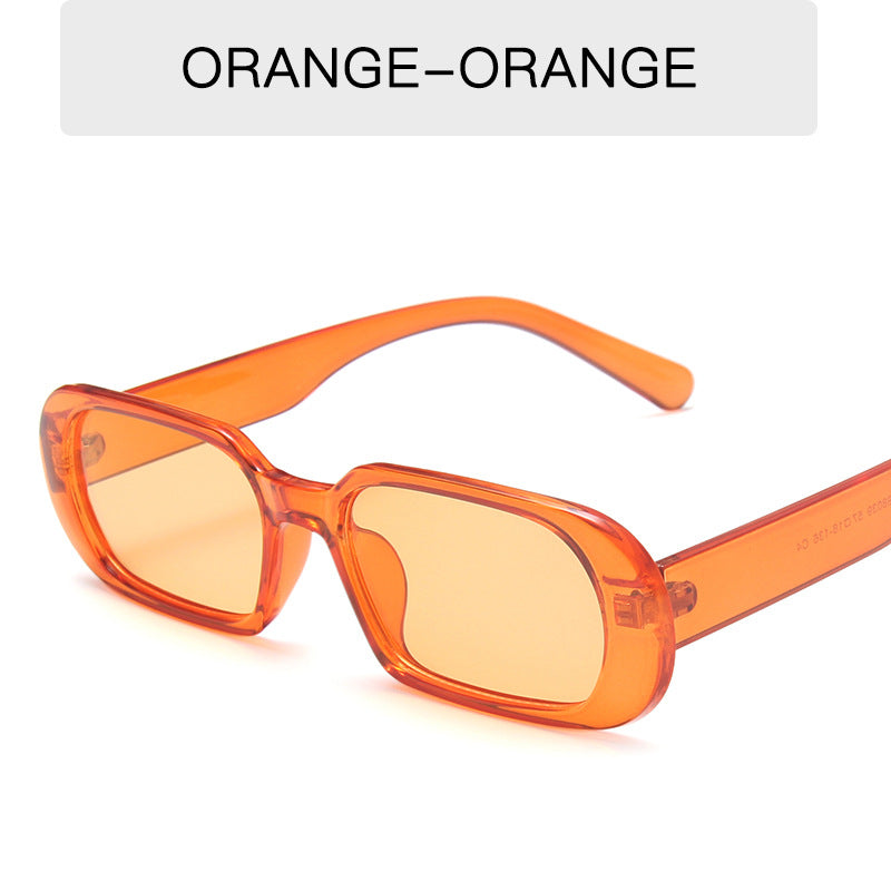 Retro Candy Color Sunglasses - Vibrant UV Protection