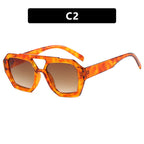 Big Frame Leopard Sunglasses - Bold Style & UV Protection - C2