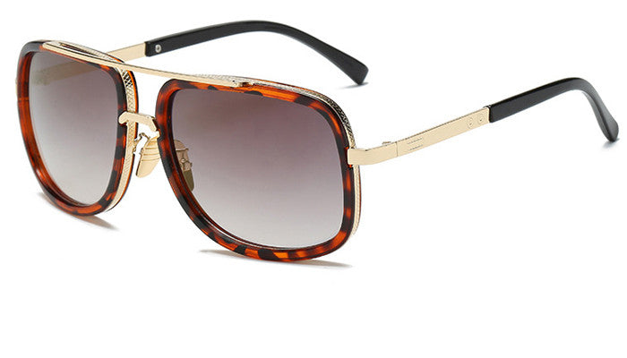 Flat Top Square Sunglasses – Bold Style & UV Protection - 11