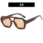 Big Frame Leopard Sunglasses - Bold Style & UV Protection - C9