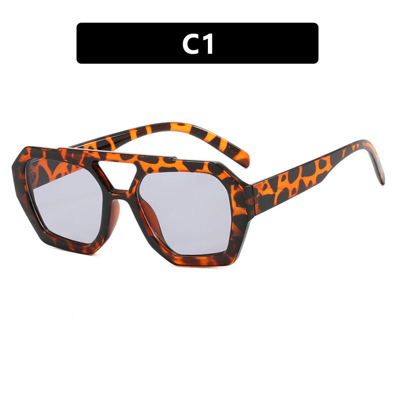 Big Frame Leopard Sunglasses - Bold Style & UV Protection
