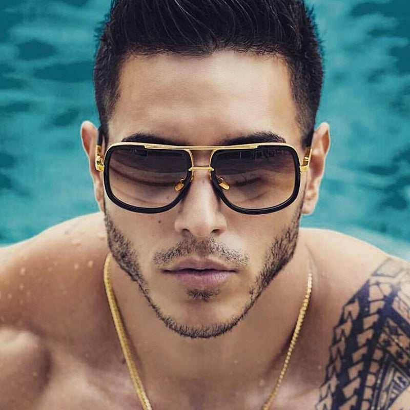 Flat Top Square Sunglasses – Bold Style & UV Protection