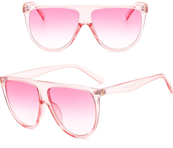 Gradient Lens Sunglasses: Style Meets UV Protection - Pink