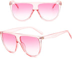 Gradient Lens Sunglasses: Style Meets UV Protection - Pink